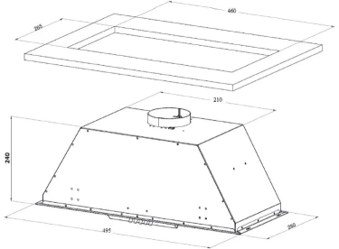 Встраиваемая вытяжка VARD VFG661K