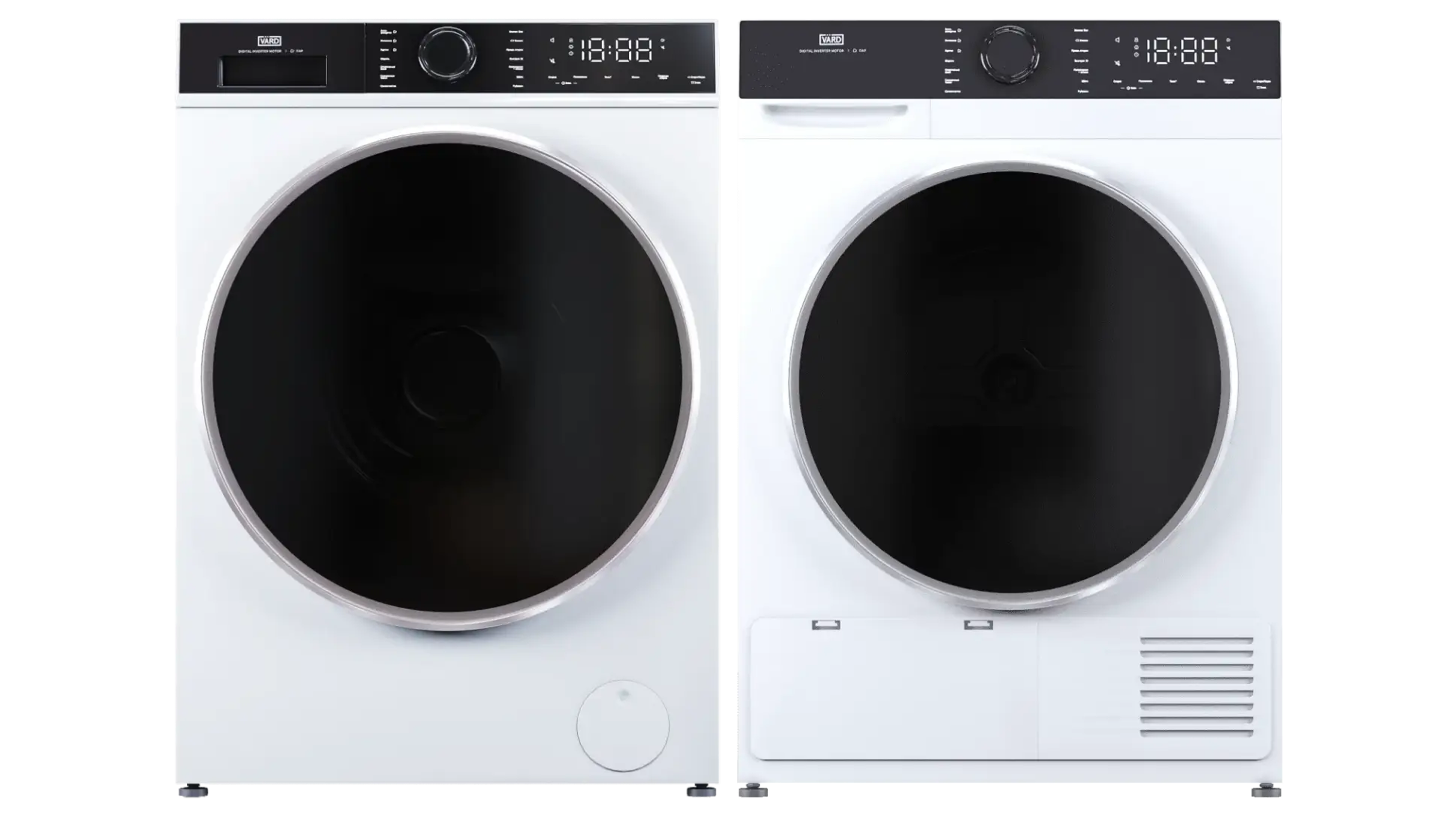 Комплект: Стиральная машина VARD VWF494 + Сушильная машина VTH58