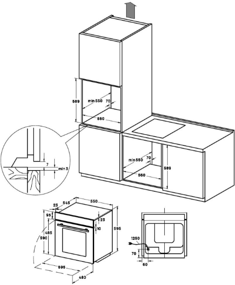 Духовой шкаф VARD VOE554HX