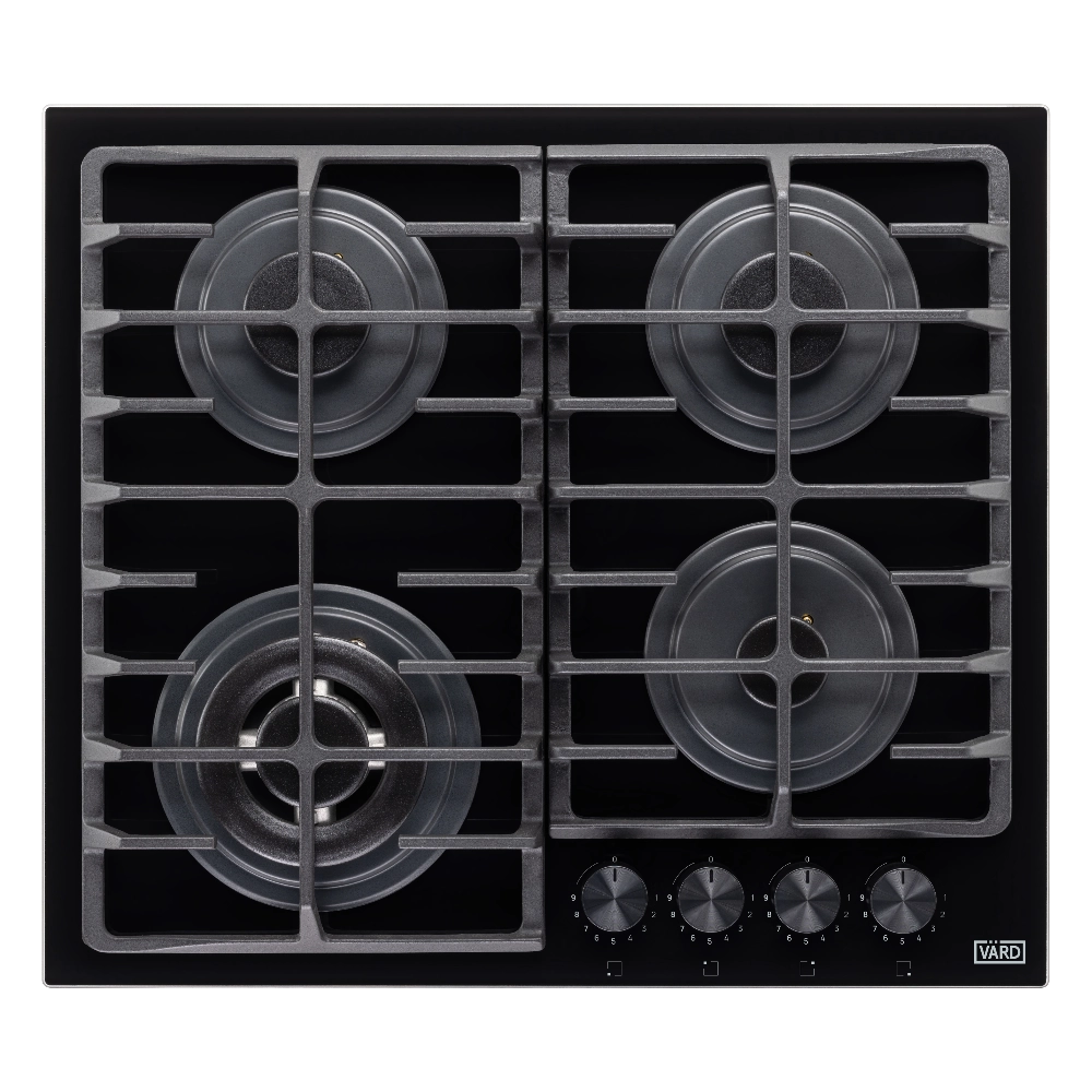 Газовая варочная панель на стекле VARD VHLS6434K