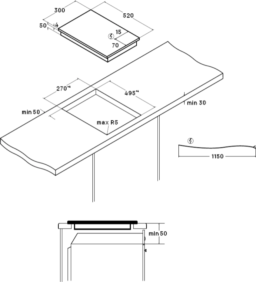 Индукционная варочная панель VARD VHI3260K