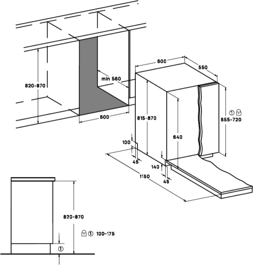 Встраиваемая посудомоечная машина VARD VDI651C