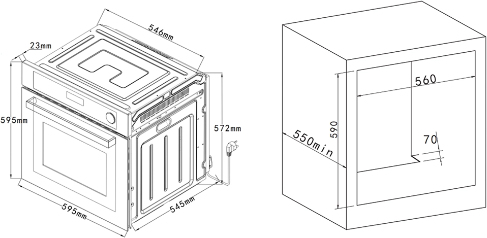 Духовой шкаф VARD VOP682G