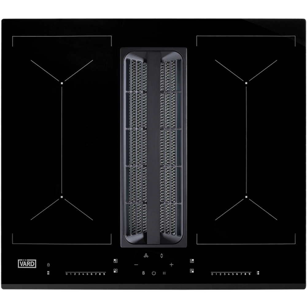 Индукционная варочная панель со встроенной вытяжкой VHH6472B