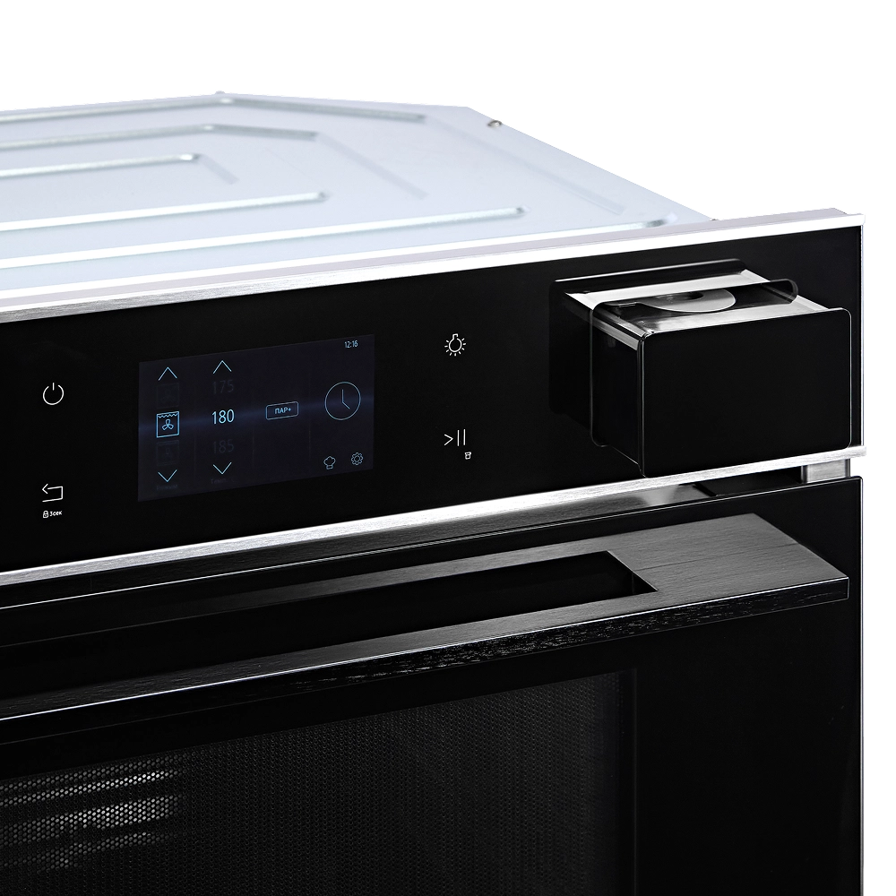 Компактный духовой шкаф VARD VPS681MB с функцией СВЧ и пара