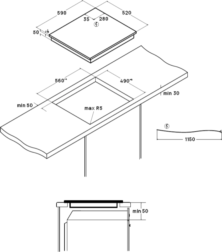Стеклокерамическая варочная панель VARD VHC6421X