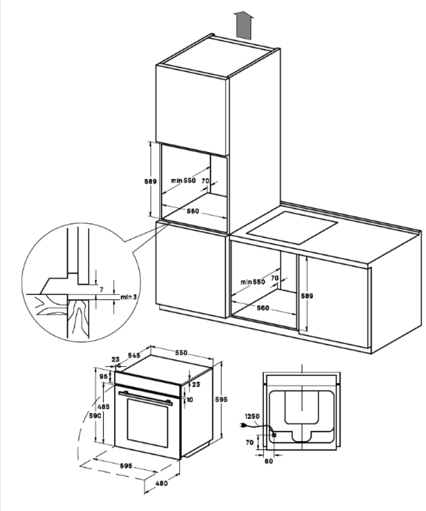 Духовой шкаф VARD VOE554HB
