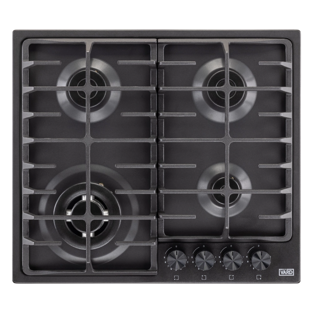 Газовая варочная панель на металле VARD VHGS6434K