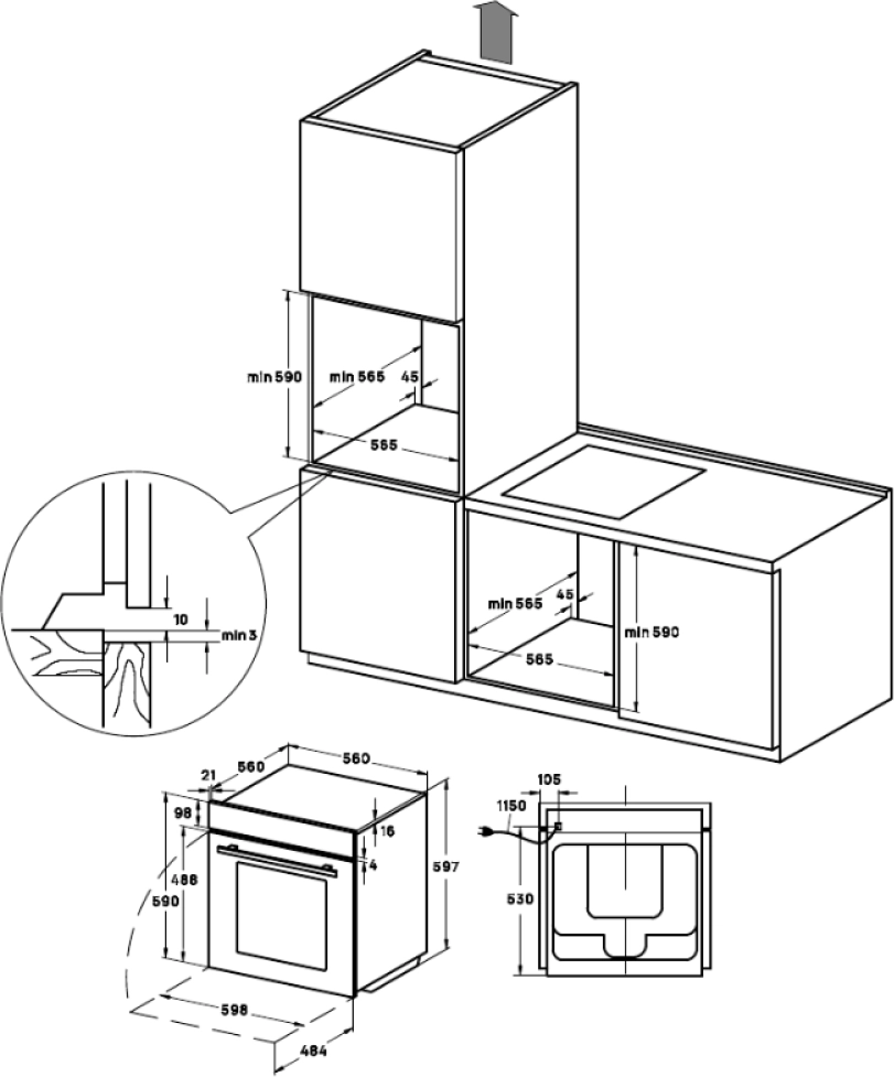 Духовой шкаф VARD VON564B ColdPyro®