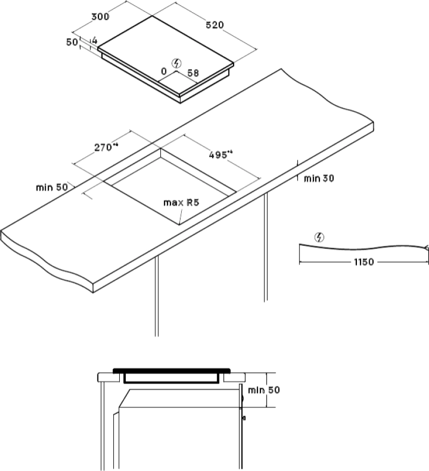 Стеклокерамическая варочная панель VARD VHС3261K