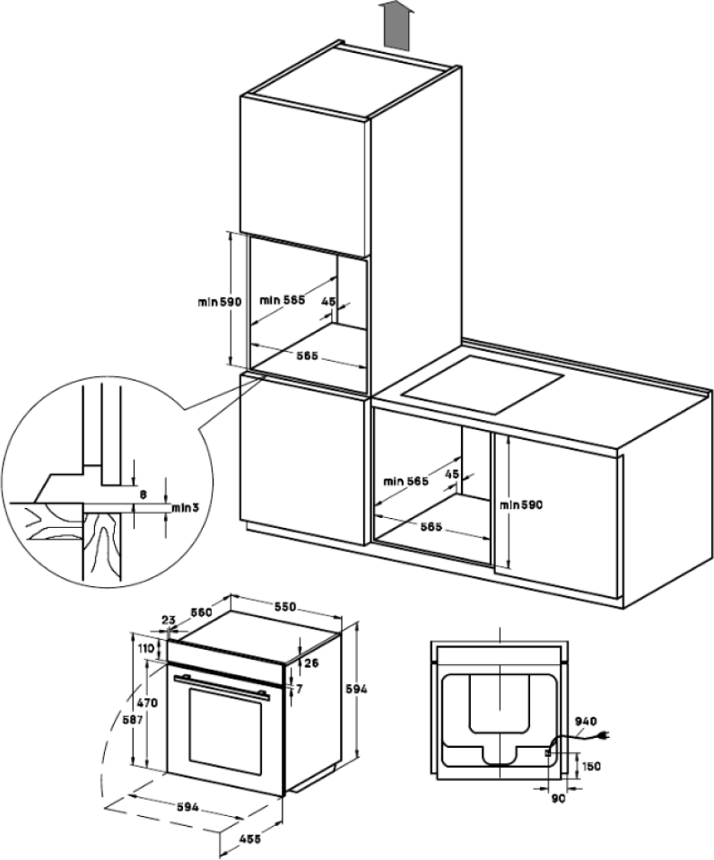 Духовой шкаф VARD VOE432Y