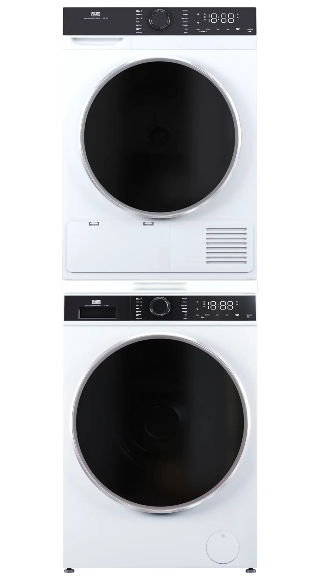 Комплект: Стиральная машина VARD VWF494 + Сушильная машина VTH58 + Соединительный комплект VSK1